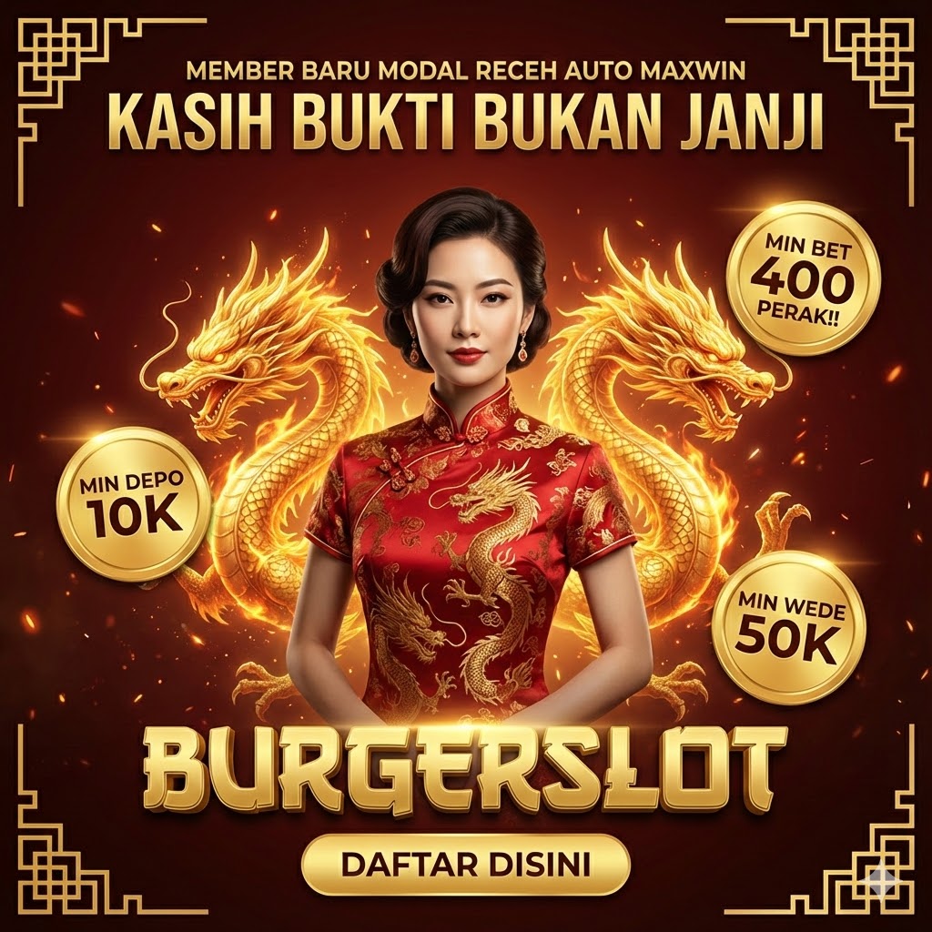 Tampilan ruang digital modern BURGERSLOT dengan akses stabil